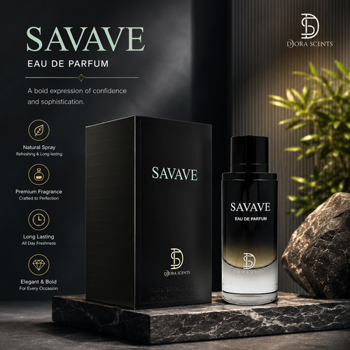 Diora Scents SAVAVE Eau De Parfum – Premium Long-Lasting Men's Fragrance | Natural Spray | 100ml
