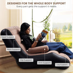 Portable Inflatable Sofa Chair 83002  | Comfortable Air Lounge Chair with Armrests for Indoor & Outdoor Use