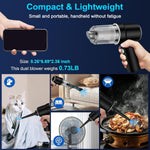 3 in 1 Portable Vacuum Cleaner Duster Blower Air Pump Wireless Handheld Clean Microscopic dust Like Car, Home,Computer, Laptop, Flower, Mirror Vehicle Interior Cleaner