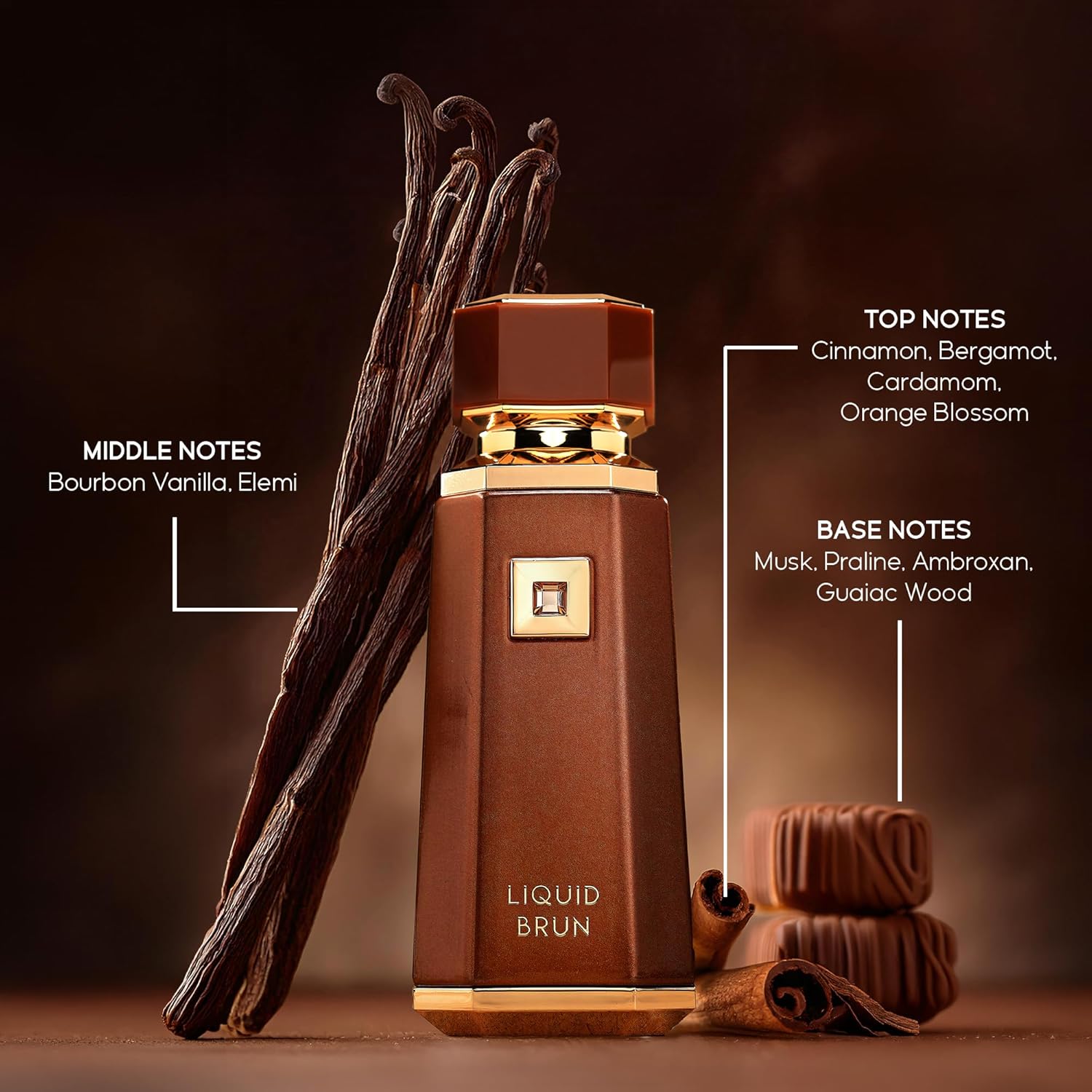 French Avenue Liquid Brun Limited Edition Extrait De Parfum, 150ml - Bergamot, Vanilla & Musk