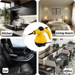 Portable Handheld Steam Cleaner 1000W Powerful High Temperature Pressurized Steam Cleaning Machine with 10 Accessories for Kitchen Bathroom Car Sofa Windows Stain Removal Disinfection