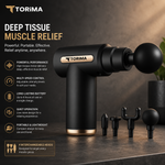 TORİMA BX-720 VIBRATION MASSAGES GUN BLACK