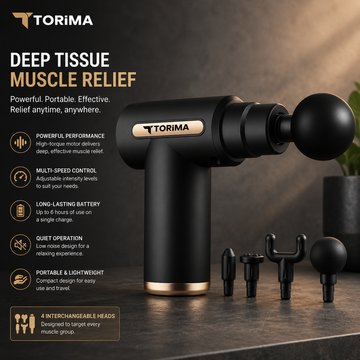 TORİMA BX-720 VIBRATION MASSAGES GUN BLACK