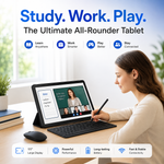 Oteeto TAB14 Pro | Android 15 & 11.0" INCELL 1280x800 Display | 12GB RAM + 512GB ROM | 5G Wi-Fi & 8000mAh Battery | 8.0MP Front + 13.0MP Rear Camera | Include Keyboard & Mouse