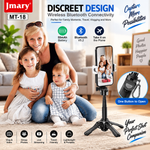 Jmary MT-18 Multifunctional Selfie Stick Tripod with Bluetooth Remote