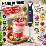 Silver Crest 21678 Hand Blender – Stainless Steel Immersion Blender | Kitchen Gadgets Portable | Powerful Handheld Mixer Blender Stick for Shakes Soup Puree Meat Jams Garlic Tomato