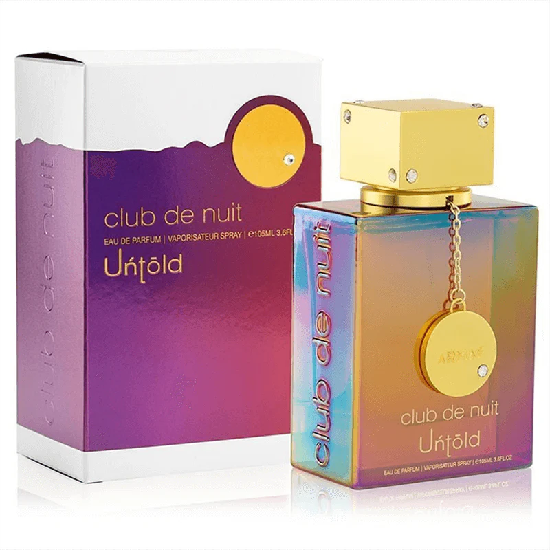 Armaf Club De Nuit Untold Eau De Parfum For Unisex 105ML, Perfumes For Men, Perfume For Women, Fragrance, Colourful