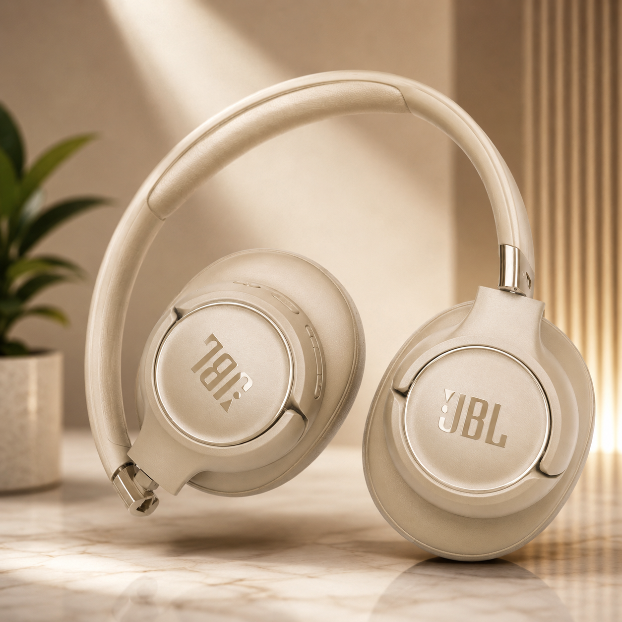 JBL Tune 730BT Wireless Over-Ear Bluetooth Headphones with Pure Bass Sound, 76H Battery Life, Dual Beamforming Mics, Multi-Point Bluetooth 6.0, Foldable & Comfortable