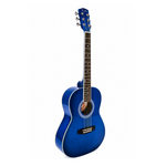 Chord 38 inch Acoustic Guitar with bag and strap and and Picks(38 inch glossy, Blue)