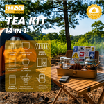 DENX Tea Brewing Kit / 14-in-1 Complete Tea Set / With Bag & Accessories