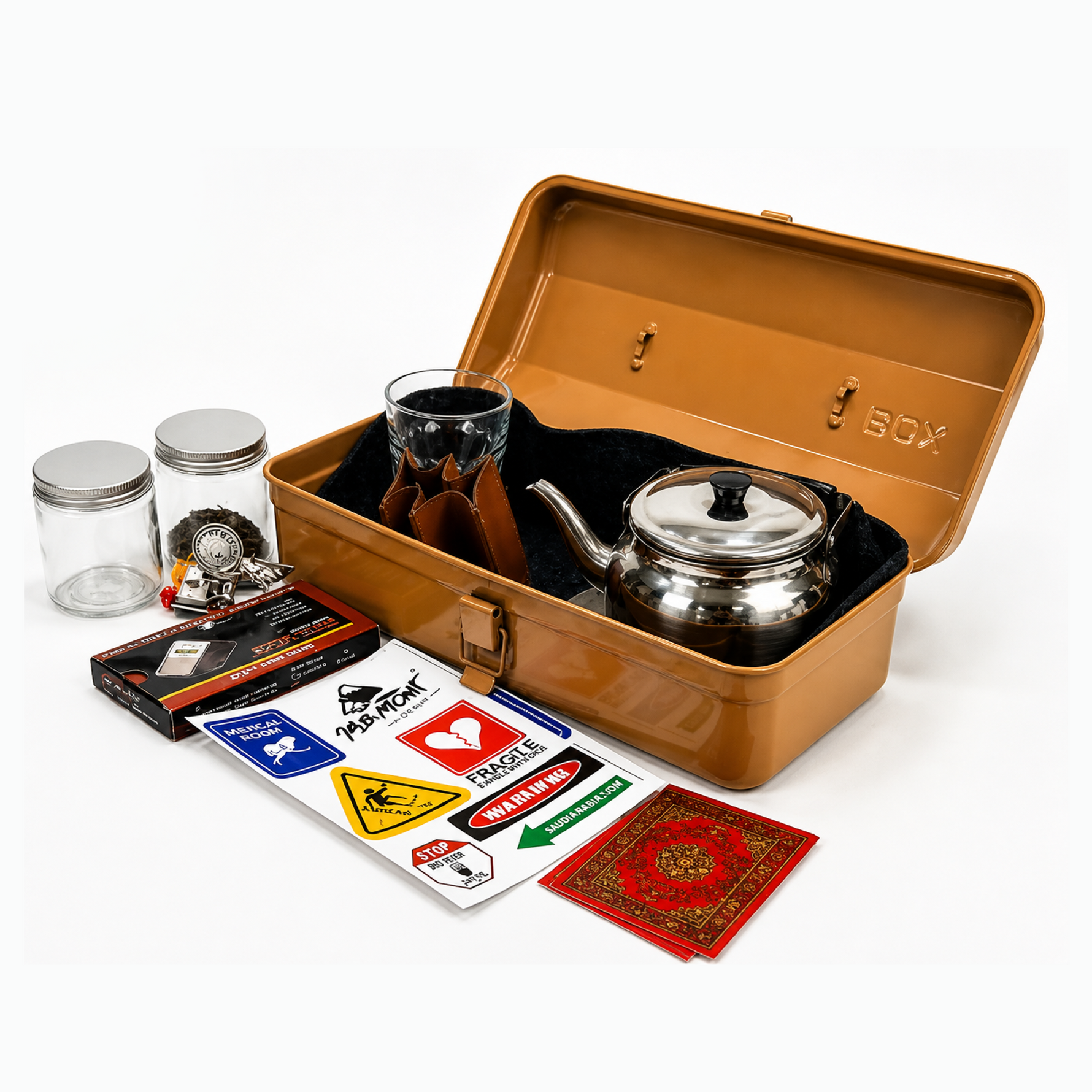 DENX Tea Brewing Kit / 14-in-1 Complete Tea Set / With Bag & Accessories