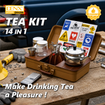 DENX Tea Brewing Kit / 14-in-1 Complete Tea Set / With Bag & Accessories