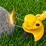 Denx DX3310 Electric Lawn Mower with 21V Battery and 650W Power (One Battery)