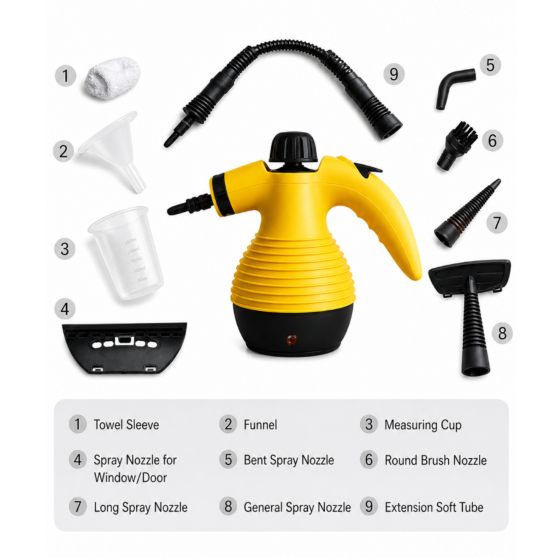 Denx Multi-purpose steam cleaner for cleaning and sterilization