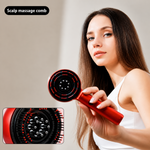 Electric Massage Comb 3 Modes of Scrubbing And Rubbing Round Teeth Comb 9Ml Liquid Reservoir Dustproof Cover Design