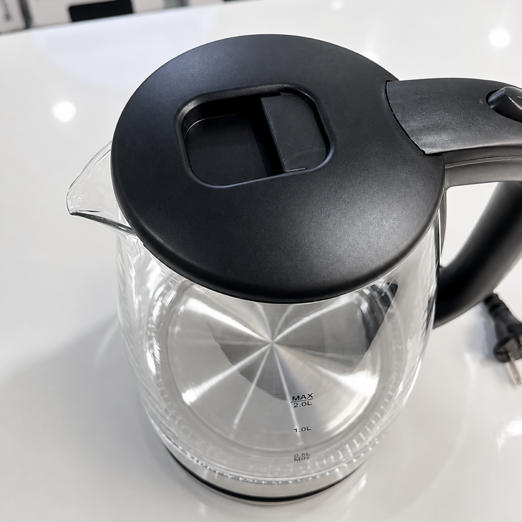 Slivers Criest Electric Glass Kettle SC-303 – 1500W, 2.0L Fast Boiling, Quick & Safe Hot Water