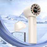 TORIMA F-36 High-Speed Portable Turbo Fan | Rechargeable Handheld Air Blower | Digital Display | USB-C Fast Charging