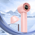 TORIMA F-36 High-Speed Portable Turbo Fan | Rechargeable Handheld Air Blower | Digital Display | USB-C Fast Charging