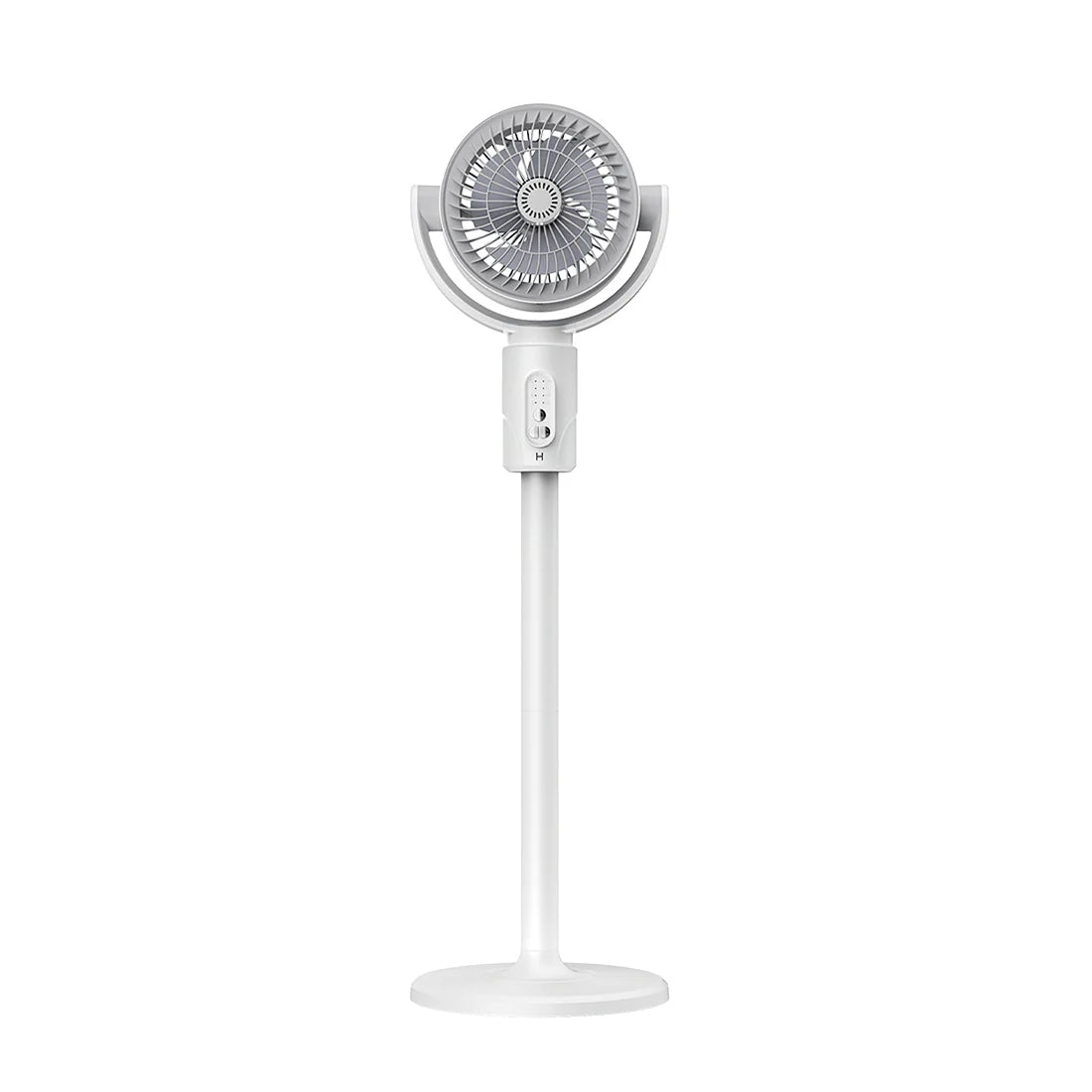 Torima F1 Air Fan, Portable, Rechargeable, Adjustable Height, Remote Control, 5 Speed Settings, Quiet Cooling & USB Type-C Charging, White