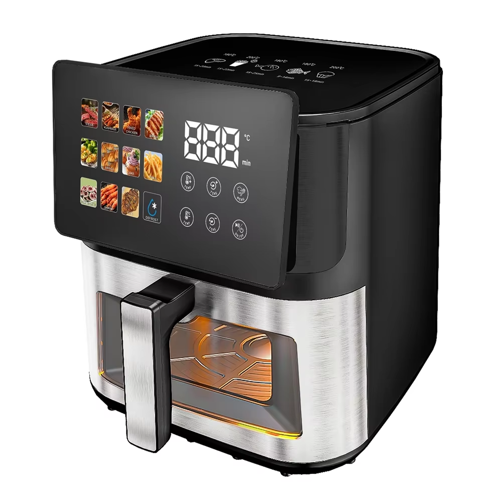 Slivers Criest Air Fryer 12.5 Liter Large Capacity with LED Control Panel Multi-Function Hot Air Fryer