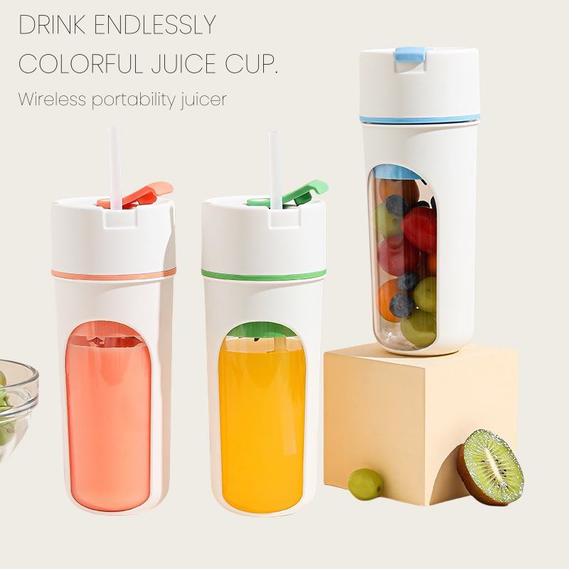 480ML Juicer Machines,Portable Blenders,Lemon Squeezer,Small Juicing Cup,Home Mini Cup,Usb Charging,Fruit And Vegetable Electric Juicer For Office,Travel,Home,Barbecue,Camping