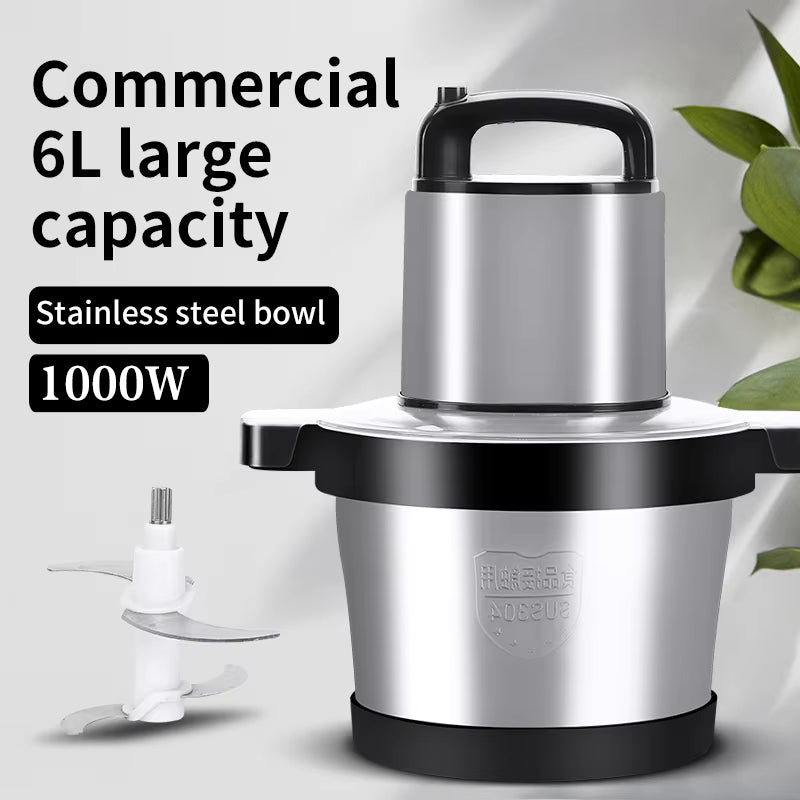 KING STYLE 6L TDL- G01 Electric Meat Grinder & Food Chopper – Stainless Steel Multi-Function Kitchen Processor