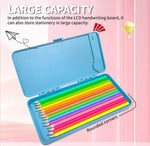 LCD Writing  Pencil Box for Kids | Reusable Digital Drawing & Writing Pad