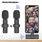 K11 Wireless Vlogging Microphone – Dual Mic with Noise Reduction & Plug & Play ( C-Type Connector)