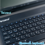 Telzeal P200 Tablet Green | 11-Inch In-Cell Display | 12GB RAM + 128GB ROM | 10,000mAh | Dual SIM | Android 13 | Leather Case, Wireless Keyboard & Mouse
