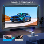 WIMIUS P61 Smart Mini Projector with Dolby Audio | Native 1080P Full HD | Dual Band WiFi | Bluetooth | Portable Home Theater