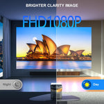 WIMIUS P61 Smart Mini Projector with Dolby Audio | Native 1080P Full HD | Dual Band WiFi | Bluetooth | Portable Home Theater
