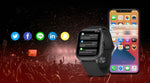 UMEOX X300 HD Smart Watch with Camera and Calling Support for Men's and Women's Green Color