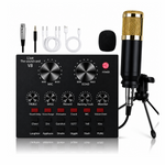 V8 LIVE SOUND CARD AND BM-800 CONDENSER MICROPHONE BUNDLE PACK (GOLD/BLACK)