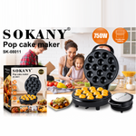 SOKANY Pop Cake Maker, 1000W Non-Stick Electric Cake Pop Machine - SK-08011