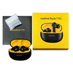 Realme Buds T110 True Wireless Bluetooth Earbuds – Deep Bass, AI ENC Calls, Bluetooth 5.4 & Long Battery Life (Black)