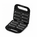 Sokany Corn Dog Waffle Maker Sandwich Hot Machine With Non-Stick Coating Plate Toaster Make 6 Dogs In Minutes Easy To Clean, Black