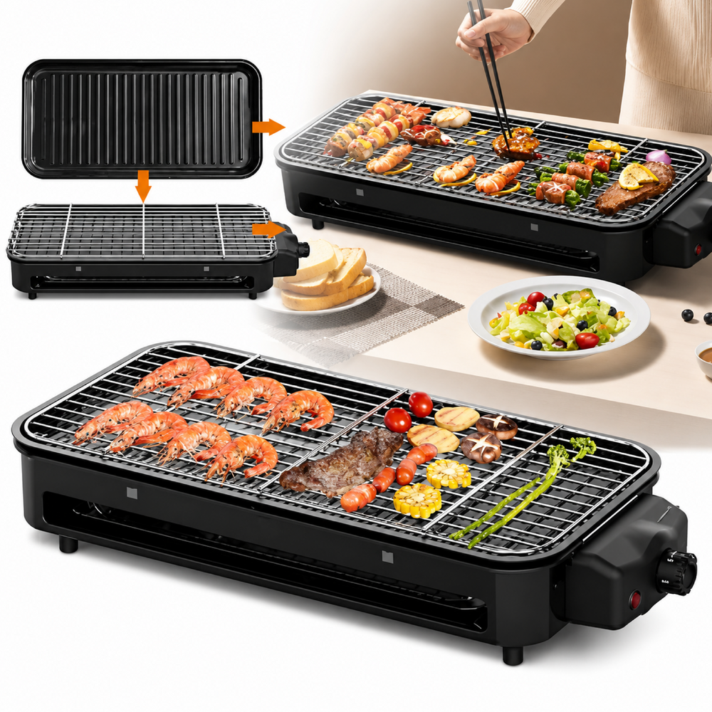 Sokany Electric Barbecue Machine 1500W with Adjustable Thermostat SK-6112