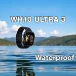 Telzeal WH10 Ultra 3 (3Pair strap/Wireless Charging) Smartwatch cutting-edge technology with sleek design & Ultimate Fitness & Style Companion- Brown
