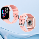 Telzeal WP01 Waterproof Smart Watch with Full‑Touch Display, IP‑68 Water Resistance, Health Monitoring – Stylish Unisex Design
