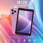 M129 tablet 8-inch screen 8GB RAM 512GB storage space supports 5G Wi-Fi connection latest version (black)
