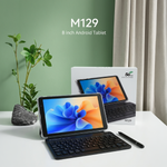 M129 tablet 8-inch screen 8GB RAM 512GB storage space supports 5G Wi-Fi connection latest version (black)