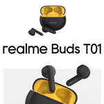 Realme Buds T01 True Wireless Earbuds | Bluetooth 5.3 | Deep Bass | AI ENC Calls