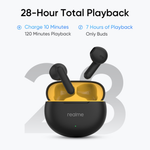 Realme Buds T01 True Wireless Earbuds | Bluetooth 5.3 | Deep Bass | AI ENC Calls