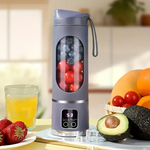 HS-860 10 Blades Portable Fruit Juicer 450ml Capacity 3 Gears USB Rechargeable Blender Ice
