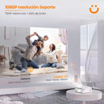 Yaber Native 1080P Smart Projector | 5G WiFi | Bluetooth 5.0 | Full HD Home Theater Projector with Carry Case & Tripod