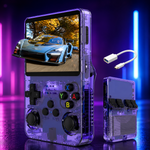 R36s retro Handheld Gaming Console with 64G Cards, Portable Retro Game Consoles Linux Gaming System Emulator 3.5-Inch IPS Screen