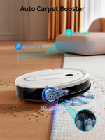 Airzeen Smart Robot Vacuum Cleaner & Mop | 2-in-1 Robotic Vacuum | App & Remote Control | Auto Recharge | Powerful Suction
