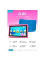 Bestrio Tab 4 Kids, 4GB RAM, 128GB ROM, 7-Inch IPS Display, 3000 mAh Battery, Toughened Glass, Android Kids 5G Wi-Fi Tablet