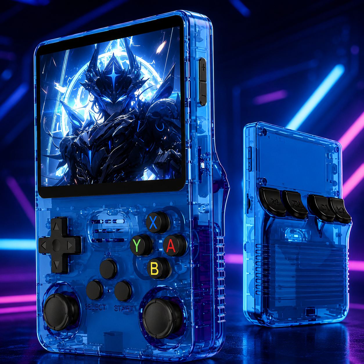 R36S Retro Handheld Gaming Console  64GB Portable Linux Gaming System with 3.5-Inch IPS Display