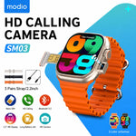 Combo Deal | Modio SM03 & SM05 Smart Watch Combo – 2 Watches with SIM Support & 6 Straps